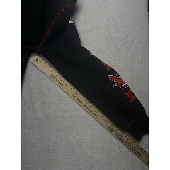 Broken Promises x Happy Bunny I'm Bad Contrast Black Hoodie Woman's Large Pocket - Picture 15 of 16